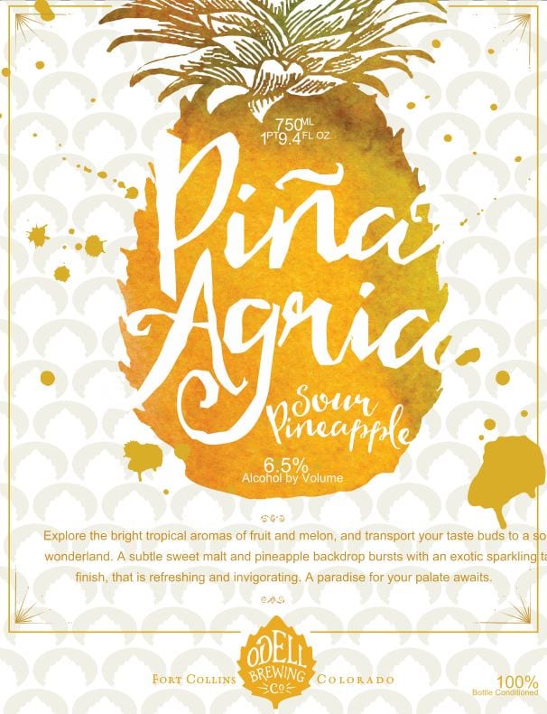 Odell Pina Agria Sour Pineapple