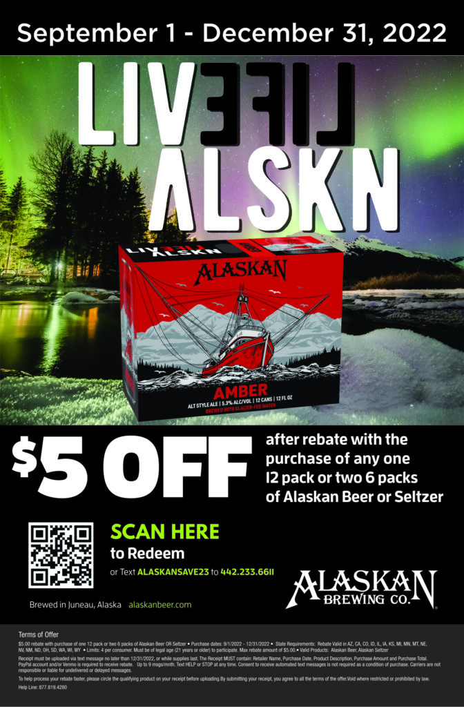 Alaskan - Sept 1-Dec 31