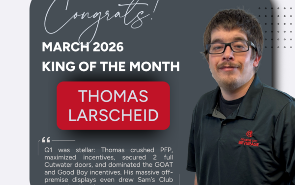 MARCH KING OF THE MONTH